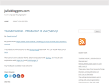 Tablet Screenshot of juliabloggers.com